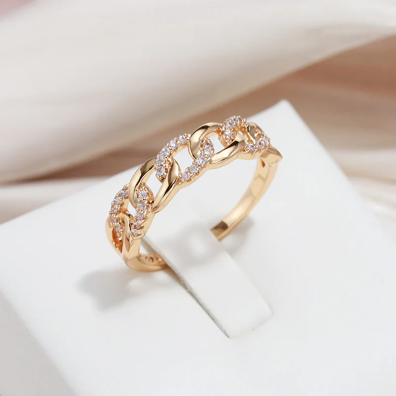 Elegant Guld Forbindelsesring