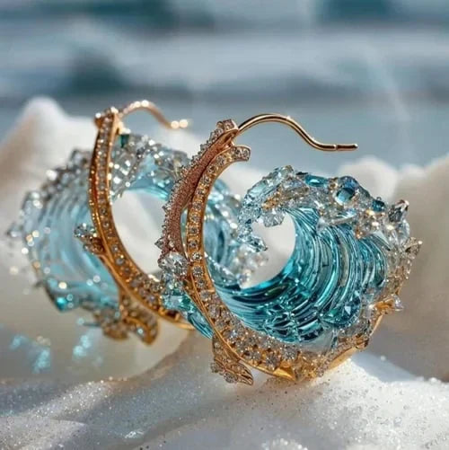 Ocean Engagement Earrings