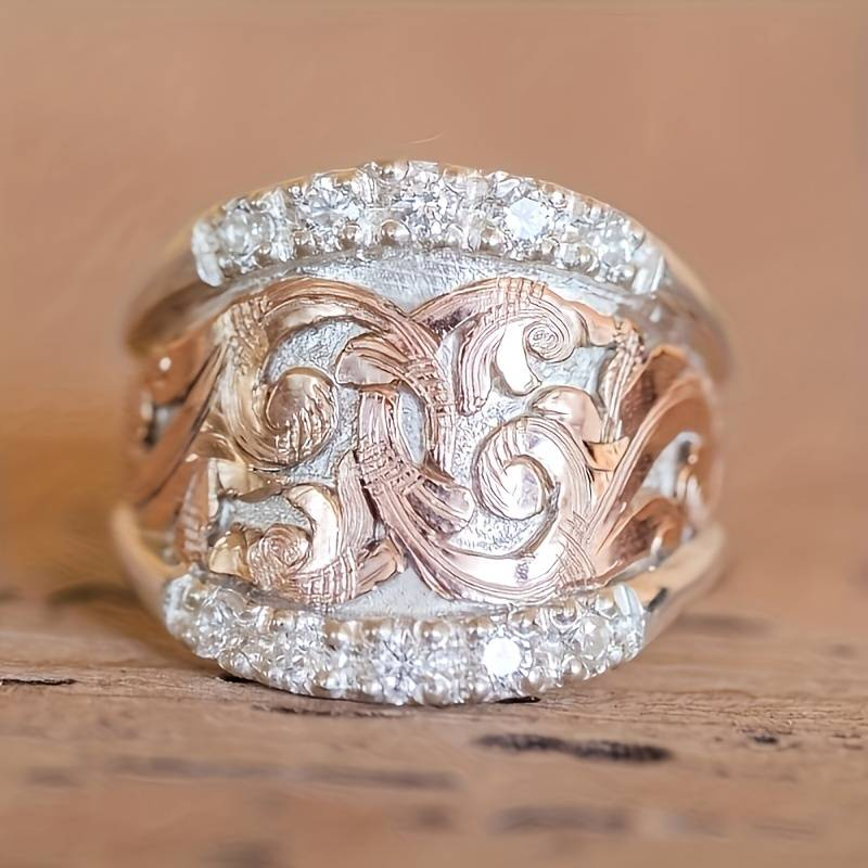 Evergreen Sølv & Rosenblad Ring