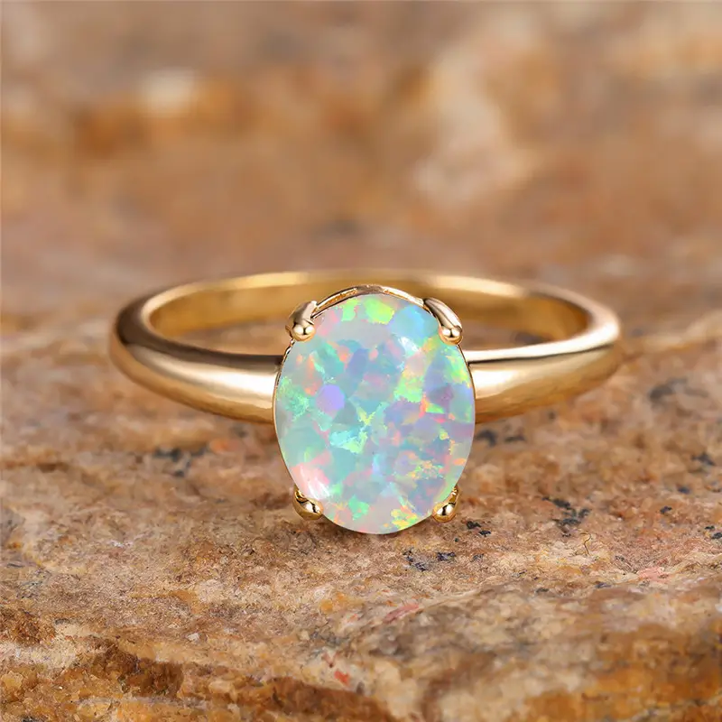 Vintage Opal Guld Ring