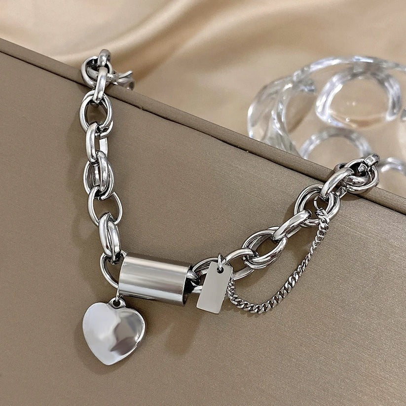 Heartened™ | Guld Chunky Armbånd