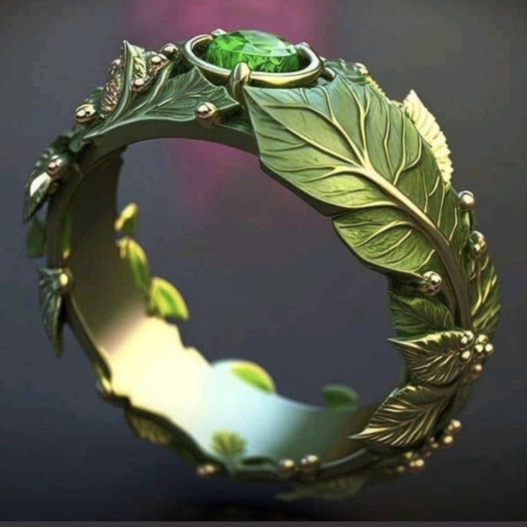 Exotisk Grøn Bladring