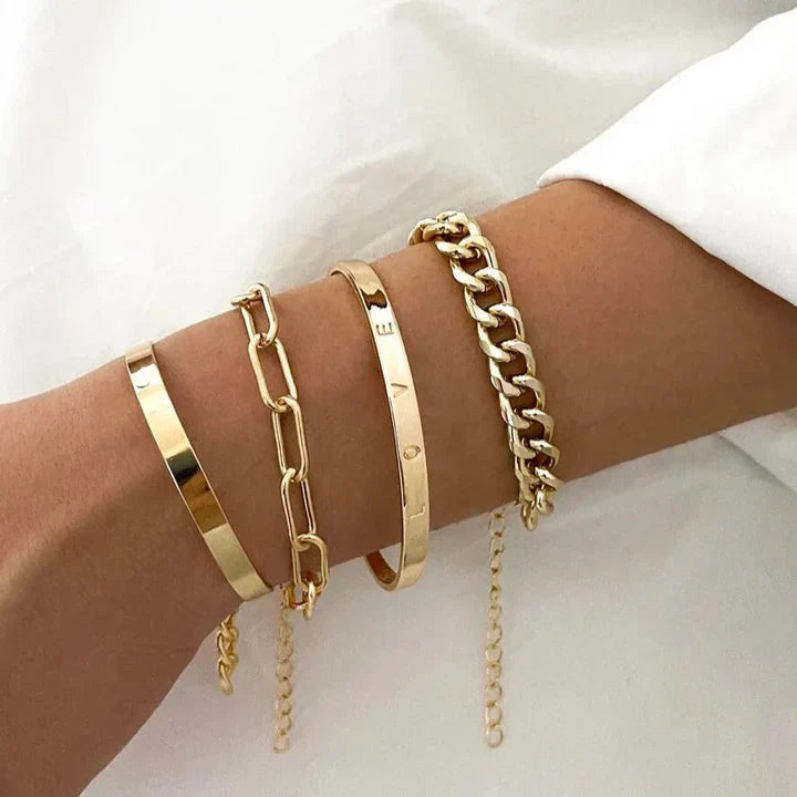 Elan™ | 18K Guld Armbåndssæt