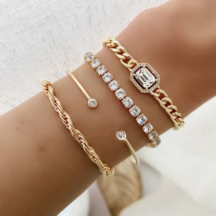 Domitia Calvina 18k Guld Armbåndsæt