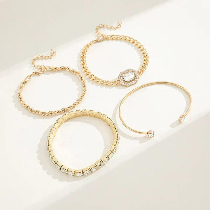 Domitia™ | 18K guld Calvina armbåndssæt